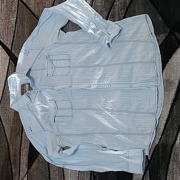 BKE Slim Fit Pearl snap-buttons Long-sleeve Shirt - Picture 1 of 13